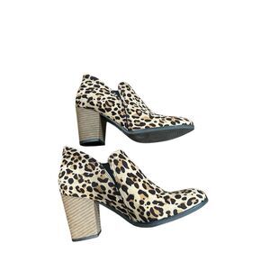 Dr Scholl’s all my life cheetah leopard ankle booties 9.5